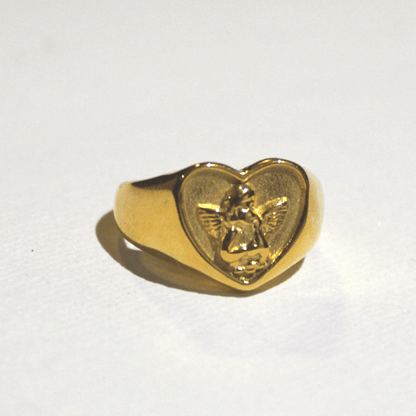 Gold 2025 cherub ring