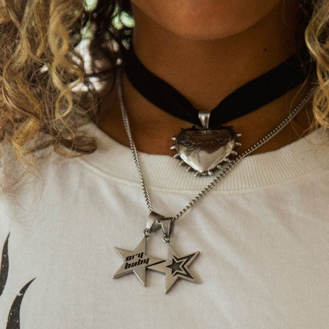 Choker Star Necklace Brandy Gold Star Choker Brandy Melville Outlet