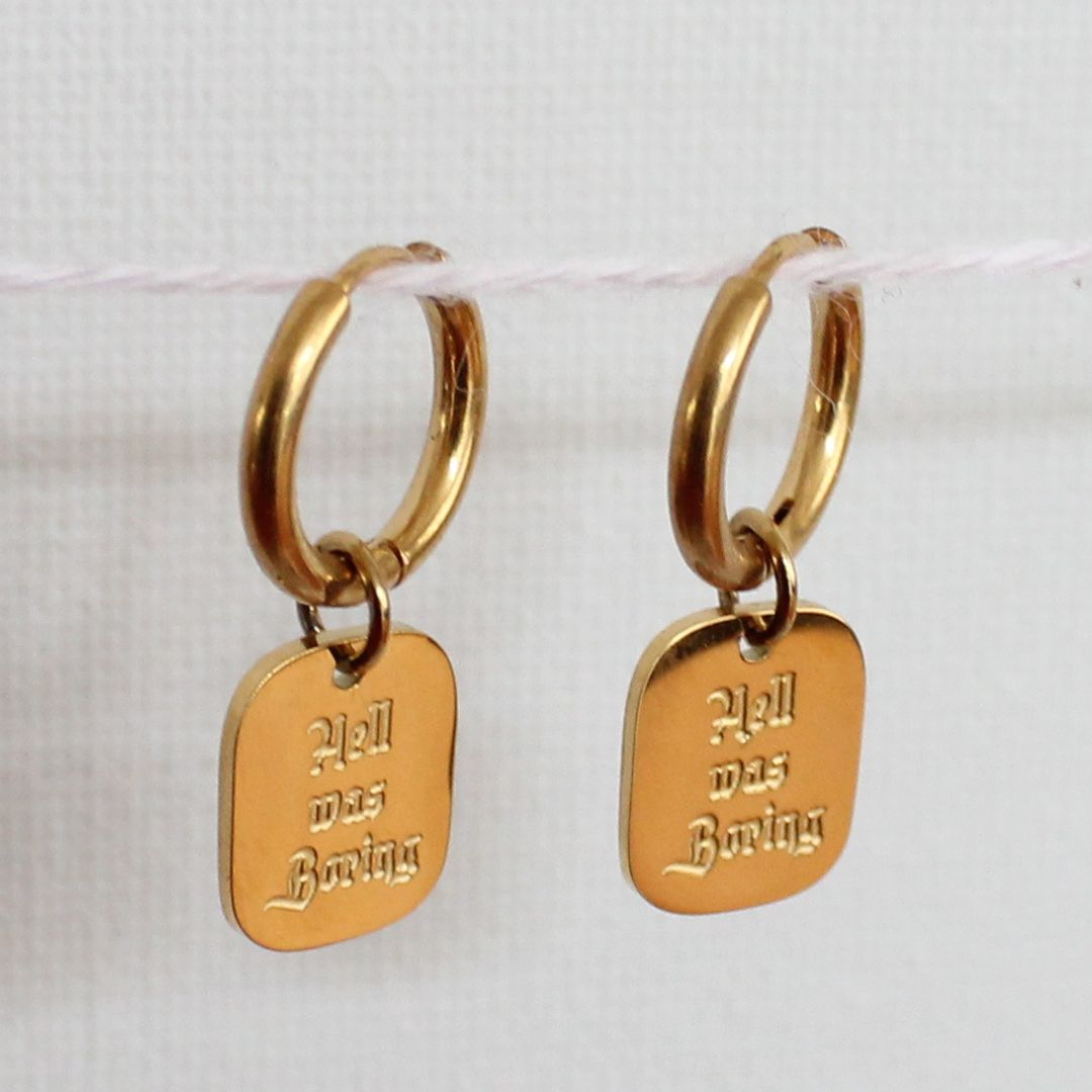 Heaven Earrings Gold - Rue The