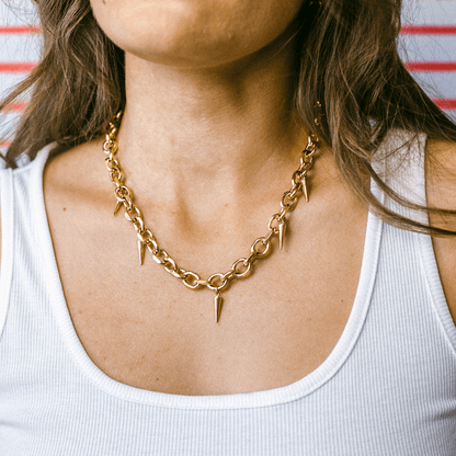 Teardrop Chain Gold - Rue The